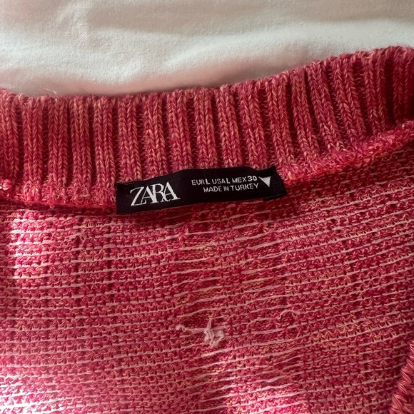 Zara pink cardigan - Picture 2 of 2
